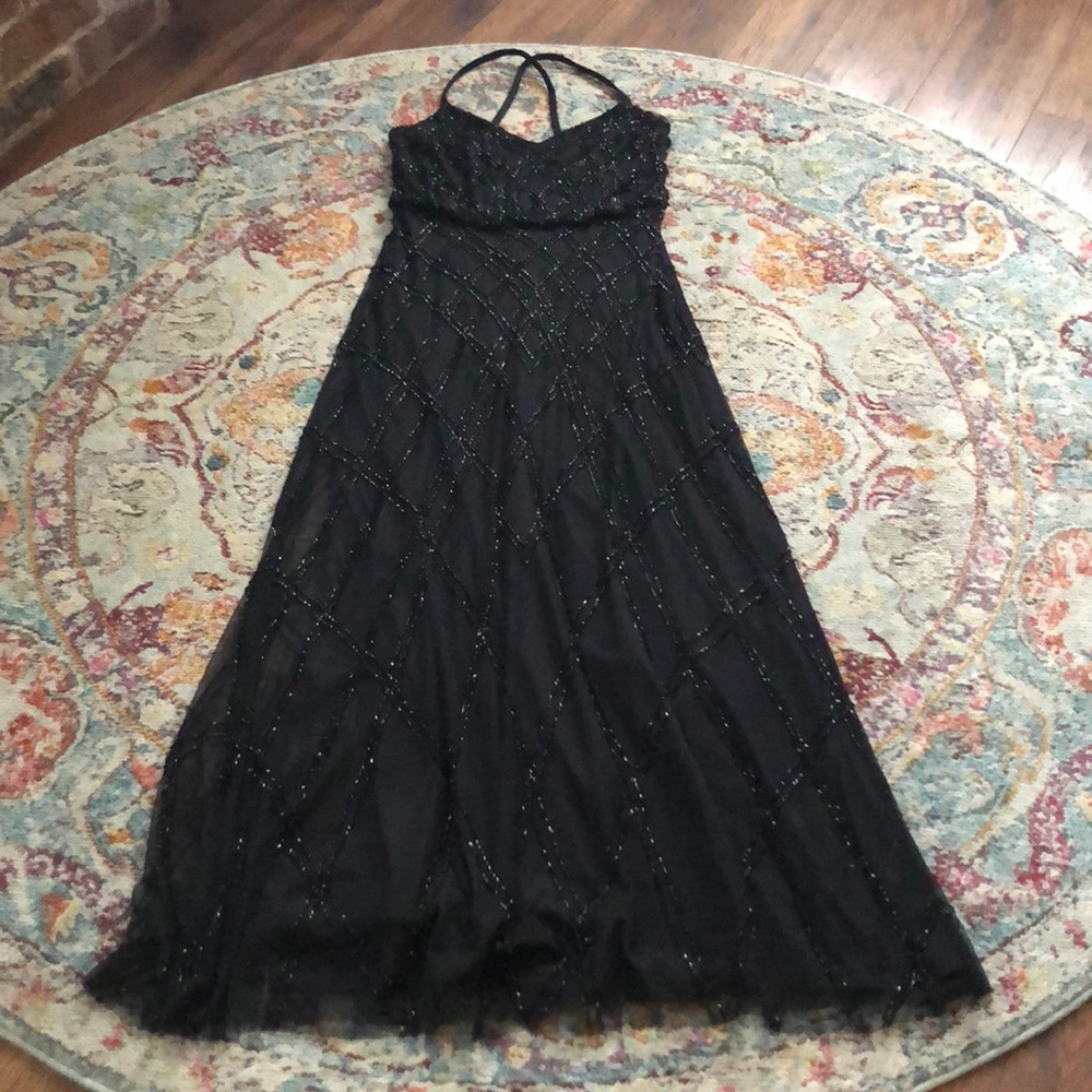 Adrianna Papell beaded bridesmaid dress